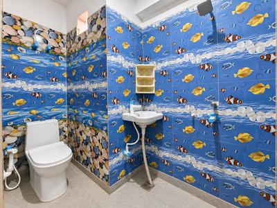 Bathroom Image of 150 Sq.ft 1 RK Independent House for rent in Sector 130 Noida for Rs. 12000