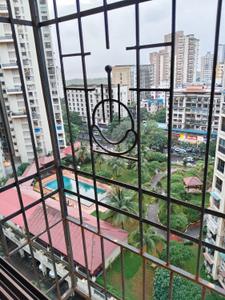 Balcony Image of 1250 Sq.ft 2 BHK Apartment / Flat for rent in Neelkanth Residency, Seawoods Navi Mumbai for Rs. 65000