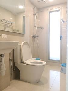 Common Bathroom One Image of 300 Sq.ft 1 RK Apartment / Flat for rent in Hiranandani Solitaire B, Hiranandani Estate Thane for Rs. 28000