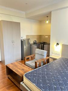 Bedroom Image of 500 Sq.ft 1 RK Apartment / Flat for rent in Thanisandra Bengaluru for Rs. 21000