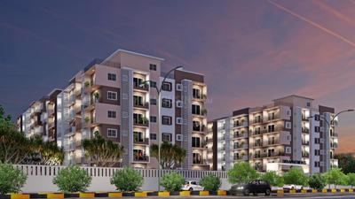 Image of 1000 Sq.ft 2 BHK Apartment / Flat for sale in M R Groups Siri, Gondichatnahalli, Shivamogga for Rs. 2799000
