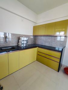 Kitchen Image of 950 Sq.ft 2 BHK Apartment / Flat for rent in Runal Spacio, Ravet Pune for Rs. 24000