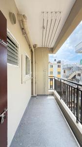 Balcony Image of 700 Sq.ft 1 BHK Apartment / Flat for rent in Mahadevapura Bengaluru for Rs. 25000