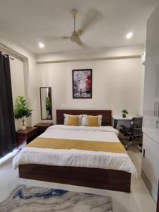 Bedroom Image of 700 Sq.ft 1 BHK Builder Floor for rent in CGHS Arzoo Apartment, Sector 51 Gurgaon for Rs. 40000