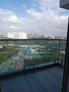 Balcony Image of 1300 Sq.ft 3 BHK Apartment / Flat for sale in Goel Ganga Serio E F Building, Kharadi Pune for Rs. 17000000