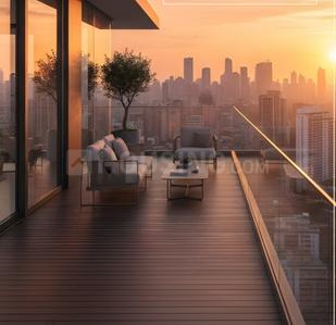 Balcony Image of 915 Sq.ft 2 BHK Apartment / Flat for sale in Mahim Mumbai for Rs. 35800001