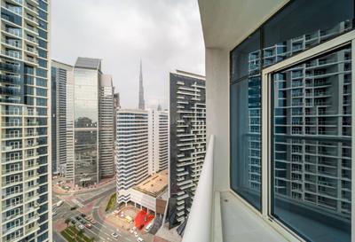 Balcony Image of 478 Sq.ft Studio Apartment / Flat for sale in Damac Maison Prive by Damac Properties, Business Bay Dubai for Rs. 29380000