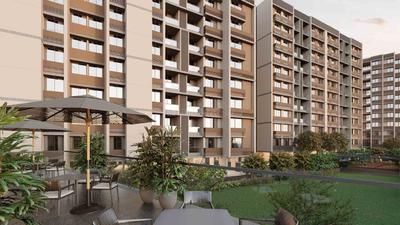 Image of 900 Sq.ft 3 BHK Apartment / Flat for sale in Adani Atrius, Jagatpur, Ahmedabad for Rs. 9200000