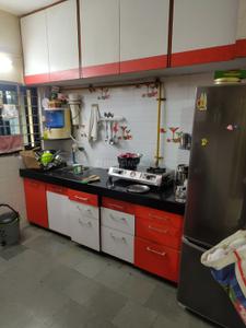Kitchen Image of 2500 Sq.ft 2 BHK Apartment / Flat for rent in Viral Apartment, Memnagar Ahmedabad for Rs. 20000