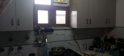 Kitchen Image of 650 Sq.ft 2 BHK Apartment / Flat for sale in Globe Homes, Uttam Nagar New Delhi for Rs. 2800000