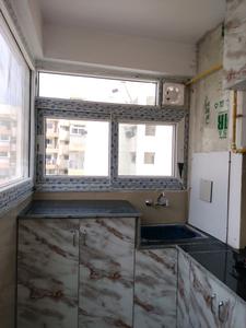 Kitchen Image of 550 Sq.ft 1 BHK Apartment / Flat for rent in Vikram Golf View Condos, Sector 19 Dwarka New Delhi for Rs. 25000
