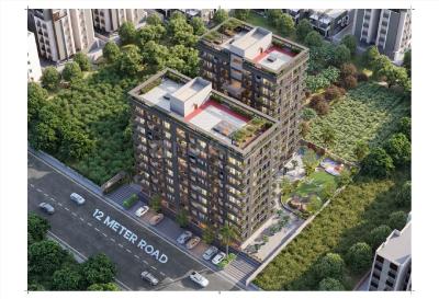Image of 1395 Sq.ft 2 BHK Apartment / Flat for sale in ALAYAM HEAVEN, Tragad, Ahmedabad for Rs. 6500000