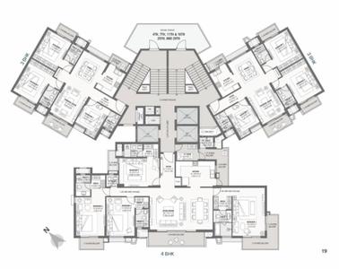 Image of 1300 Sq.ft 3 BHK Apartment / Flat for sale in Savvy Marina, Gujarat International Finance Tec City, Gandhinagar for Rs. 32500000