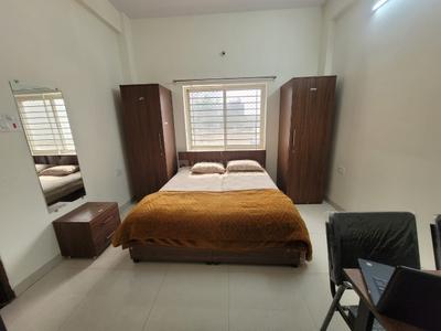Bedroom Image of 300 Sq.ft 1 RK Apartment / Flat for rent in Vijay Nagar Indore for Rs. 9999