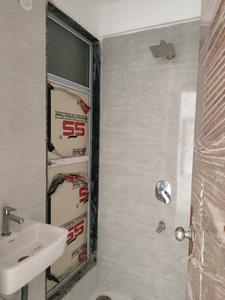 Common Bathroom Image of 680 Sq.ft 1 BHK Apartment / Flat for rent in Triveni Heights by Triveni Builders &amp; Developers, Ulwe Navi Mumbai for Rs. 20000