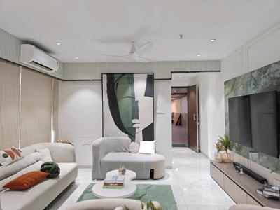 Living Room Image of 1022 Sq.ft 3 BHK Apartment / Flat for sale in Hubtown Rising City, Ramabai Ambedkar Nagar Mumbai for Rs. 26500000