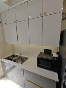 Kitchen Image of 900 Sq.ft 2 BHK Builder Floor for rent in Rajouri Garden New Delhi for Rs. 39000