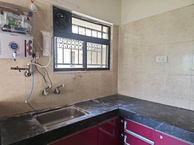 Kitchen Image of 635 Sq.ft 1 BHK Apartment / Flat for rent in Goel Ganga Constella, Kharadi Pune for Rs. 26500