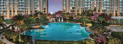 Image of 1051 Sq.ft 2 BHK Apartment / Flat for sale in Dosti West County Phase 4 Dosti Pine, Thane West, Thane for Rs. 13500000