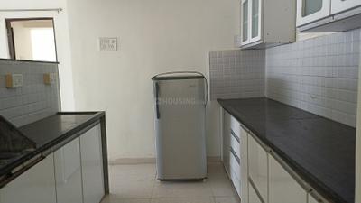 Kitchen Image of 1500 Sq.ft 3 BHK Apartment / Flat for rent in JSM Pinnacle D Dreams, Nipania Indore for Rs. 35000