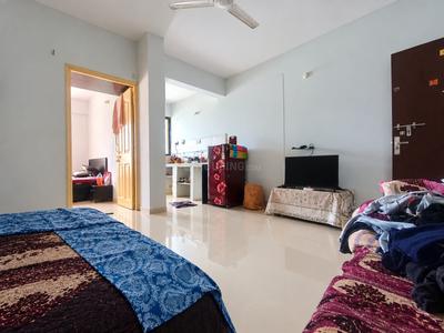 Bedroom Image of 600 Sq.ft 1 BHK Apartment / Flat for rent in Shiv Vatika Brij Residency, Nipania Indore for Rs. 21000