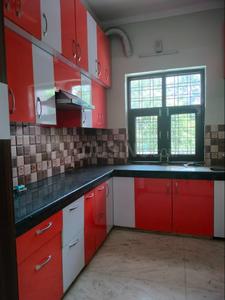 Kitchen Image of 854 Sq.ft 1 BHK Independent House for rent in Sector 7 Gurgaon for Rs. 14000