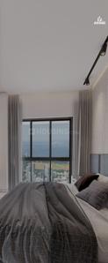 Bedroom Image of 1016 Sq.ft 2 BHK Apartment / Flat for sale in Hrub Bayline Residences, Mahim Mumbai for Rs. 34500000