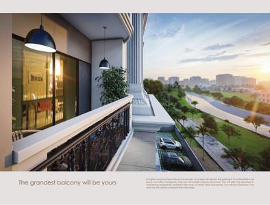 Balcony Image of 1730 Sq.ft 3 BHK Apartment / Flat for sale in Harmu Ranchi for Rs. 11245000