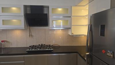 Kitchen Image of 1200 Sq.ft 2.5 BHK Apartment / Flat for rent in Prestige Bagamane Temple Bells, RR Nagar Bengaluru for Rs. 50000