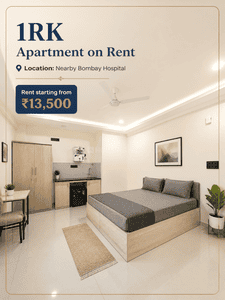 Image of 250 Sq.ft 1 RK Apartment / Flat for rent in Mahalakshmi Nagar, Indore for Rs. 13500