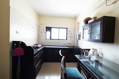 Kitchen Image of 950 Sq.ft 2 BHK Apartment / Flat for sale in Chinchwad Pune for Rs. 7800000