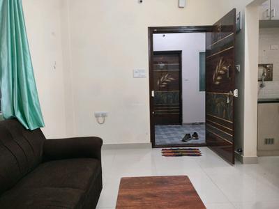 Living Room Image of 550 Sq.ft 1 BHK Builder Floor for rent in Munnekollal Bengaluru for Rs. 22000