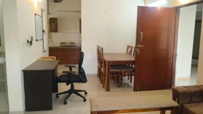 Living Room Image of 1080 Sq.ft 2 BHK Apartment / Flat for rent in Adani The Meadows, Shantigram Ahmedabad for Rs. 36000