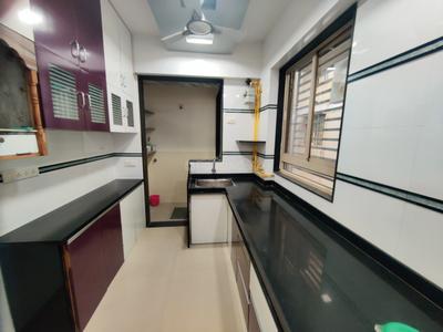 Kitchen Image of 666 Sq.ft 1 BHK Apartment / Flat for rent in Kalp Capitol Flora And Capitol Icon, Sargasan Gandhinagar for Rs. 20500