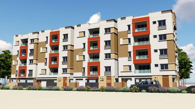Image of 1285 Sq.ft 3 BHK Apartment / Flat for sale in Banashankari, Bengaluru for Rs. 9500000