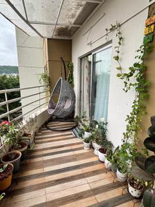 Balcony Image of 1082 Sq.ft 2 BHK Apartment / Flat for sale in Kumar Priyadarshan, Pashan Pune for Rs. 9800000