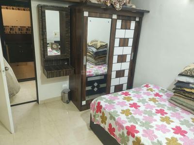 Bedroom Image of 1050 Sq.ft 2 BHK Apartment / Flat for rent in Kalash Udhyan Complex, Kopar Khairane Navi Mumbai for Rs. 50000