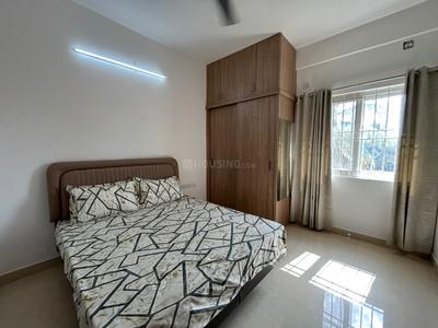 Bedroom Image of 600 Sq.ft 1 BHK Builder Floor for rent in HSR Layout Bengaluru for Rs. 35000