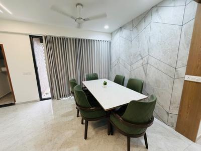 Dining Area Image of 2250 Sq.ft 3 BHK Apartment / Flat for rent in Shubh Saral Skyline, Kudasan Gandhinagar for Rs. 55000
