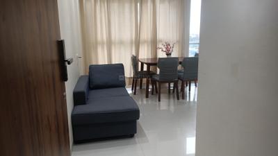 Living Room Image of 900 Sq.ft 2 BHK Apartment / Flat for rent in Akshar Elementa, Tathawade Pune for Rs. 32000
