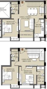 Image of 1076 Sq.ft 3 BHK Duplex for sale in Tollygunge, Kolkata for Rs. 20300000