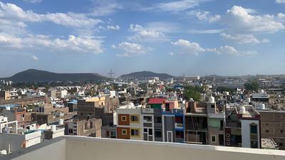 Balcony Image of 750 Sq.ft 1 BHK Apartment / Flat for rent in Sunil Agrawal Shreenath Residency, Bhicholi Mardana Indore for Rs. 15000