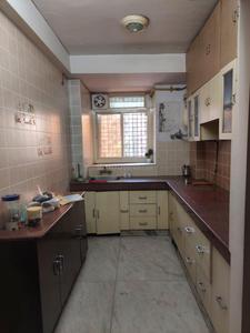 Kitchen Image of 1700 Sq.ft 3 BHK Apartment / Flat for rent in Naval Technical Officers Apartment, Sector 22 Dwarka New Delhi for Rs. 52000