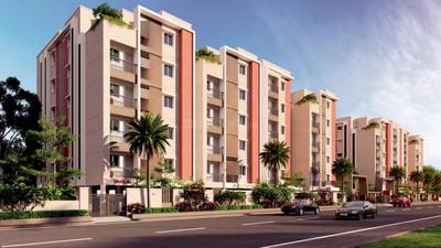 Image of 1231 Sq.ft 3 BHK Apartment / Flat for sale in StepsStone Viraam 2, Kattupakkam, Chennai for Rs. 9500000