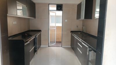 Kitchen Image of 1350 Sq.ft 3 BHK Apartment / Flat for rent in Akshar Elementa, Tathawade Pune for Rs. 38000