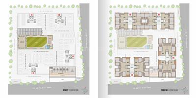 Image of 1335 Sq.ft 2 BHK Apartment / Flat for sale in Pal, Surat for Rs. 6207750