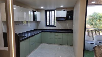 Kitchen Image of 2113 Sq.ft 4 BHK Apartment / Flat for sale in Gulmohar Mansion, Mansarovar Extension Jaipur for Rs. 9510000