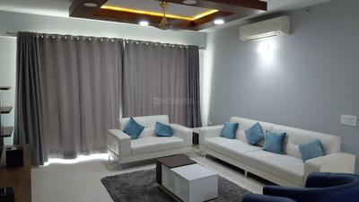 Living Room Image of 2400 Sq.ft 3 BHK Apartment / Flat for rent in Karle Zenith Residences, Nagavara Bengaluru for Rs. 125000