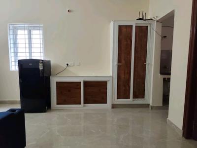 Living Room Image of 600 Sq.ft 1 BHK Apartment / Flat for rent in Kondapur Hyderabad for Rs. 25000