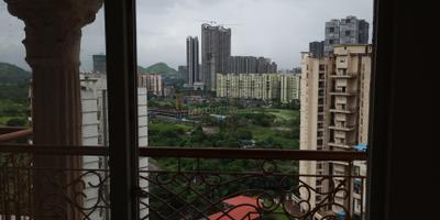Balcony Image of 1100 Sq.ft 2 BHK Apartment / Flat for sale in Tharwanis Sky View, Kharghar Navi Mumbai for Rs. 13600000